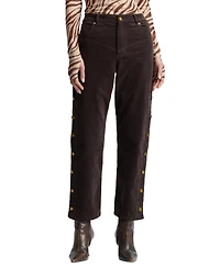 Avec Les Filles Women's High-Rise Yoke Detail Pants