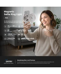 Neewer N36 Ring Light with 4W, 800mAh, CRI80 for select iPhone models