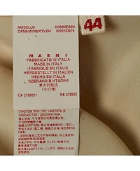 Pre-Owned Marni Women's Crepe Top with Contrast Collar