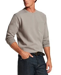 Vintage & Black Men's Pocket Crewneck Scuba Knit T-Shirt