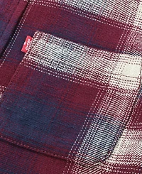Levi's Boys' 4-7 Shadow Plaid Long-Sleeve Shirt