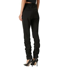 Pcfg Women's Stretch Virgin Wool-Blend Draped Pants