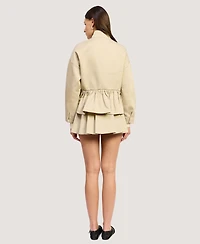 En Saison Women's Annie Zipper Front Collared Jacket