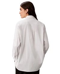 Calvin Klein Women's Collared Neck Shirt
