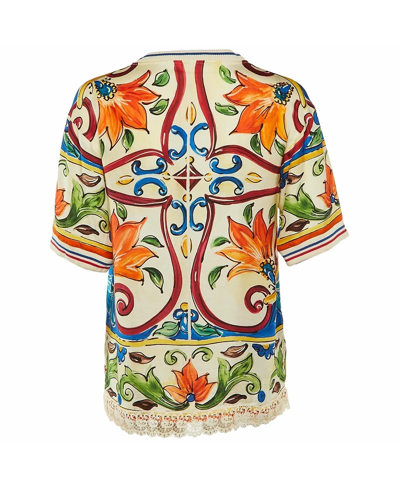Pre-Owned Dolce & Gabbana Women's Silk Top
