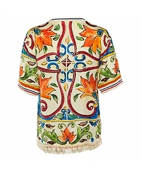 Pre-Owned Dolce & Gabbana Women's Silk Top