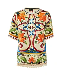 Pre-Owned Dolce & Gabbana Women's Silk Top