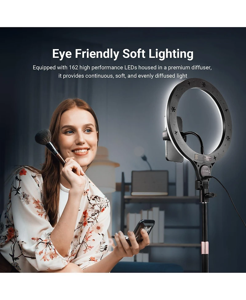 Neewer N37 Ring Light with 10W, CRI85, Rgb for select iPhone models