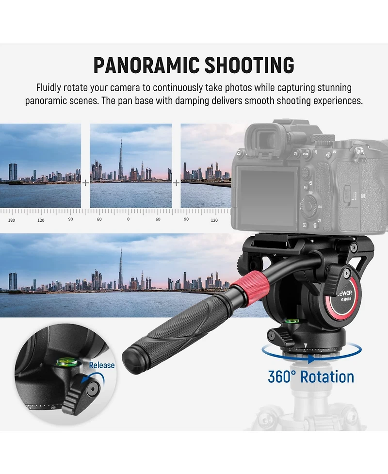 Neewer GM001 Camera Tripod with 13.2lb, 6kg