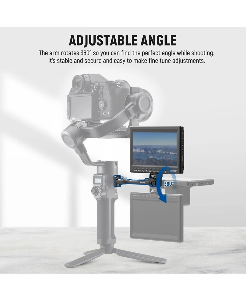 Neewer GA005 Camera Mounting Accessory with 4 Inches for Dji RS4 Pro RS3 RS2 RSC2 Zhiyun Crane
