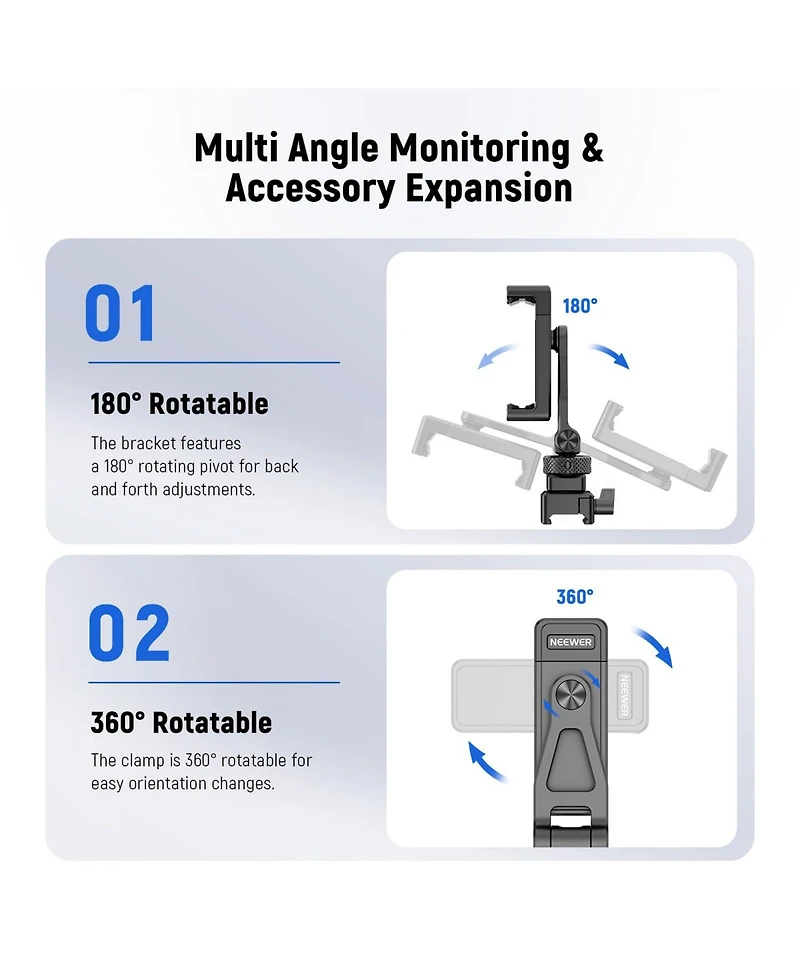 Neewer GA010 Camera Tripod for select iPhone models