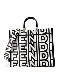 Pre-Owned Fendi Medium x Marc Jacobs Sunshine Shopper Tote Printed Leather