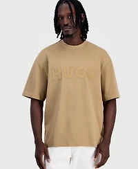 Hugo by Boss Men's Dinkee Oversized-Fit Logo T-Shirt