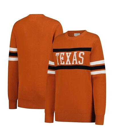 Uscape Apparel Men's and Women's Texas Orange Longhorns Renew Knit Vintage Sweater