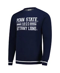 Uscape Apparel Men's and Women's Navy Penn State Nittany Lions Renew Knit Vintage Retro Sweater