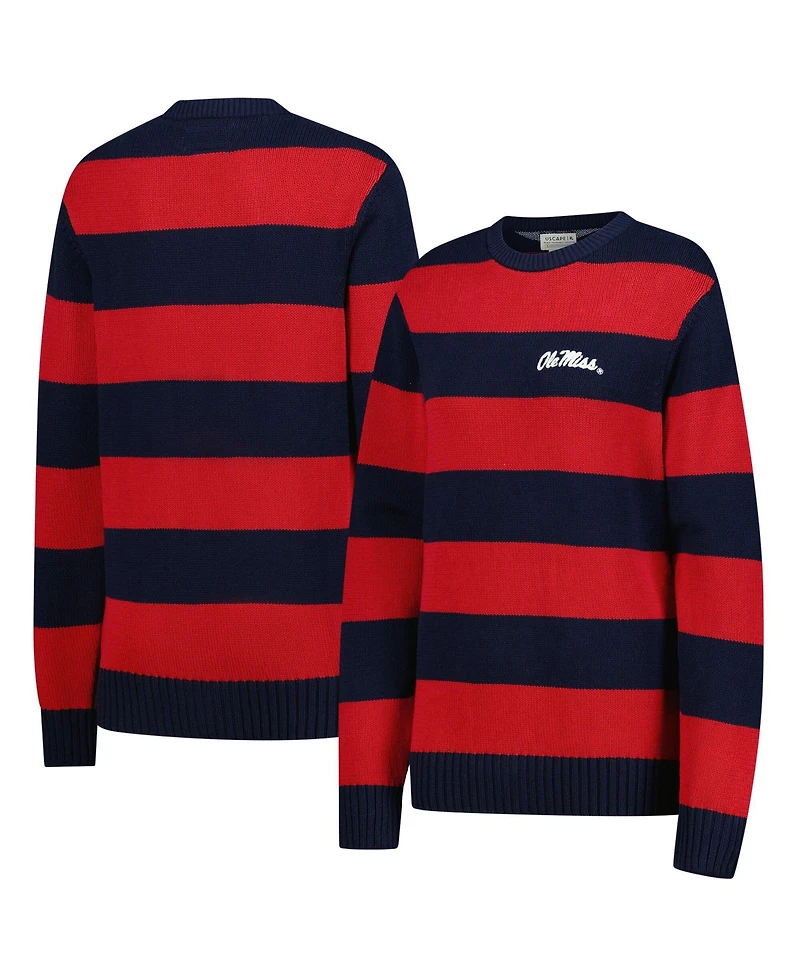 Uscape Apparel Men's and Women's Navy Ole Miss Rebels Renew Knit Stadium Sweater