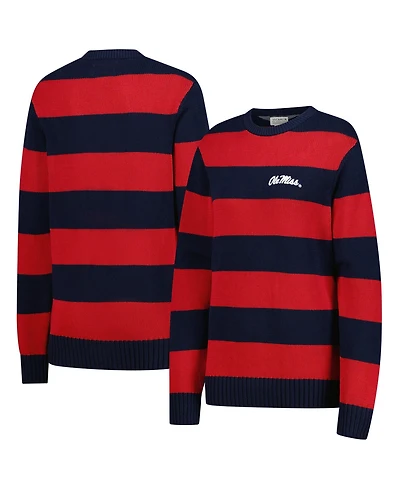 Uscape Apparel Men's and Women's Navy Ole Miss Rebels Renew Knit Stadium Sweater