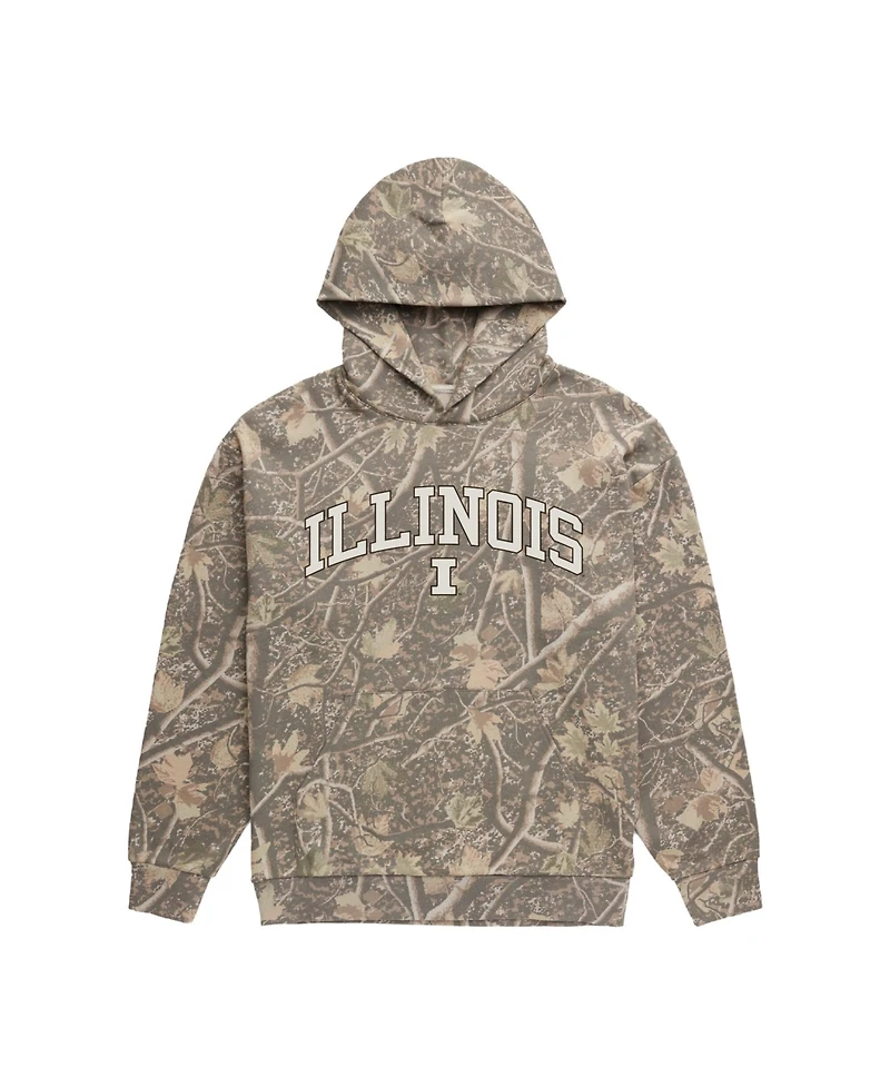 Uscape Apparel Men's Camo Illinois Fighting Illini Back Bay Fleece Hoodie