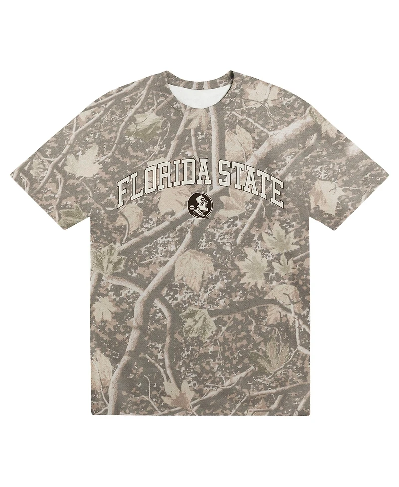 Uscape Apparel Men's Camo Florida State Seminoles Back Bay Heavyweight T-Shirt