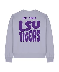 Uscape Apparel Women's Purple Lsu Tigers Cloud Sweatshirt