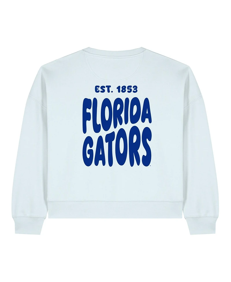 Uscape Apparel Women's Light Blue Florida Gators Cloud Sweatshirt