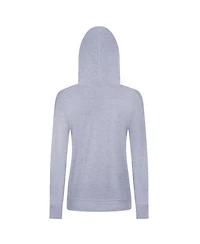 LevelWear Women's Heather Gray New Jersey Devils Hockey Fights Cancer Relay Pullover Hoodie