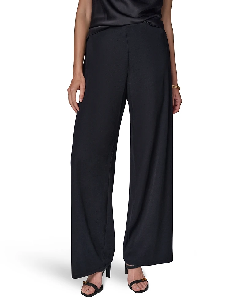 Donna Karan New York Women's Wide-Leg Jersey Pants