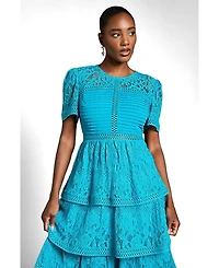 Coast Women's Tiered Lace Midi Dress