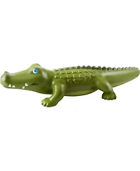 Haba Little Friends Crocodile - 7" Chunky Plastic Zoo Animal Toy Figure