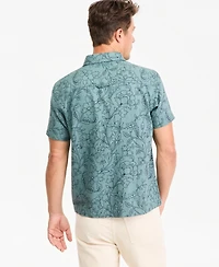 Sun + Stone Men's Short-Sleeve Tony Floral Shirt, Macy's Exclusive