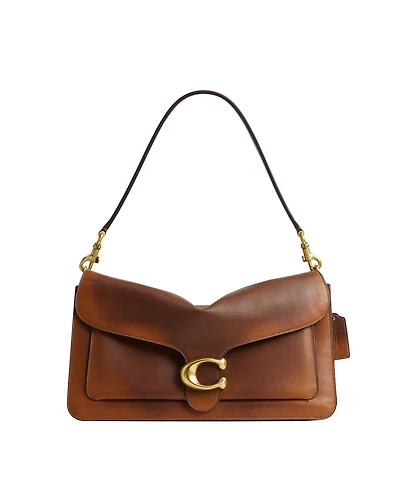 Coach Tabby Loved Leather Large Shoulder Handbag