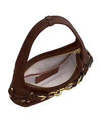Coach Belted Ergo Suede Small Shoulder Handbag