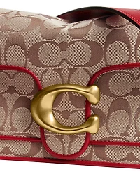 Coach Tabby Soft Signature Jacquard Small Shoulder Handbag