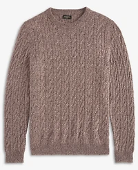 Club Room Men's Premium Cashmere Cable-Knit Crewneck Sweater, Macy's Exclusive