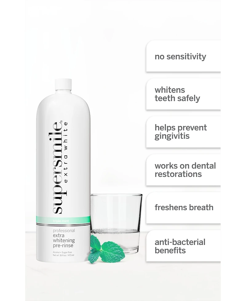 Supersmile Professional Extra Whitening Pre-Rinse 16 ounces