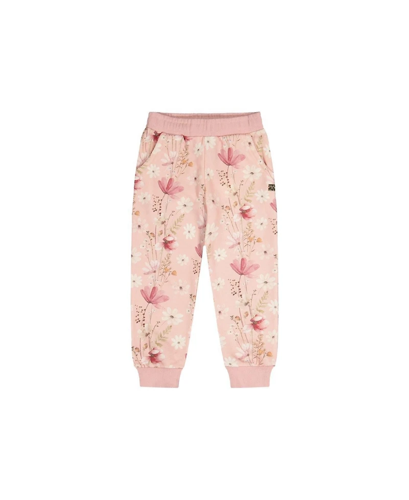 Deux par Deux Toddler Girl's (2T-5T) Printed Flowers Sweatpants