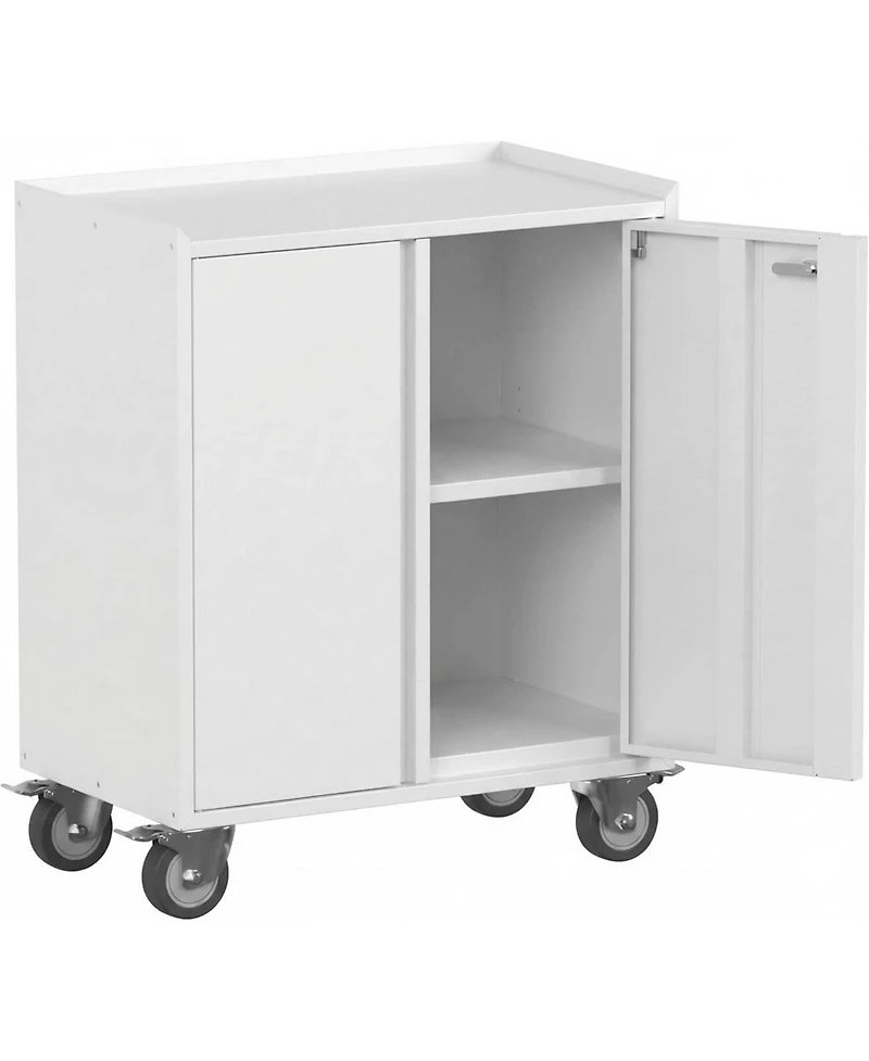 gaomon Metal Storage Shelf Cabinet, Durable Steel Construction, Space-Saving Folding Shelf Unit for Living Room, Kitchen, Garage