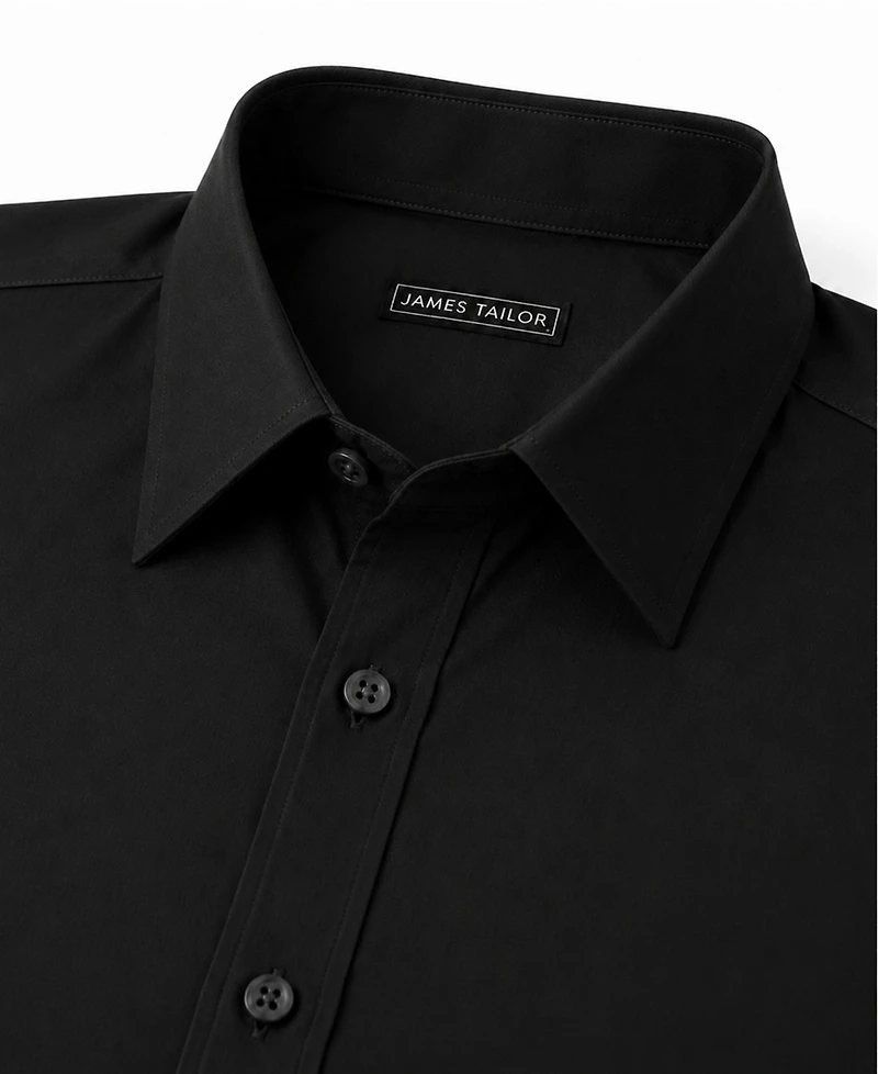 James Tailor Men's Slim-Fit Stretch Dress Shirt