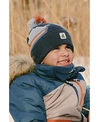 Deux par Deux Little and Big Boy's (5-14) Winter Mountain Jacquard Knit Pompom Hat