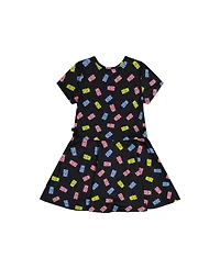 Deux par Toddler Girl 2T-5T Short Sleeve Dress Printed Gummy Bears