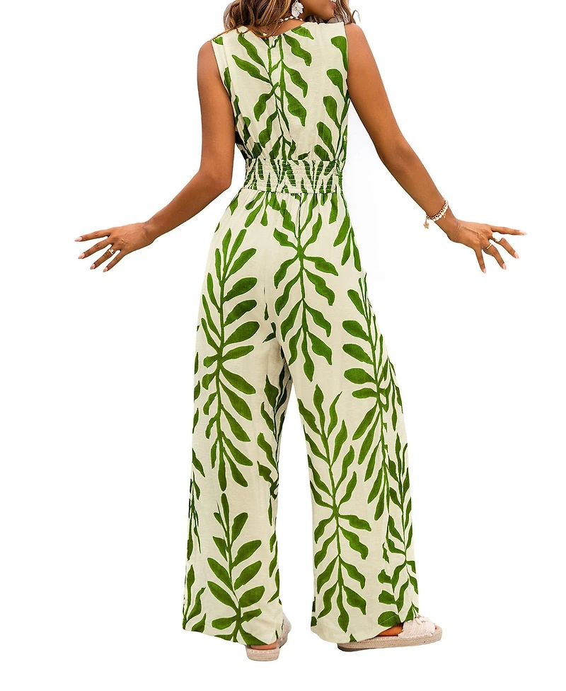 Cupshe Women's Yachting Tropical Jumpsuit