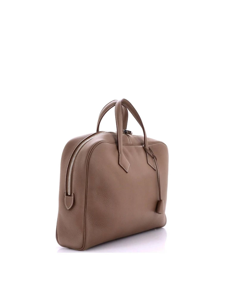 Pre-Owned HERMES 43 Victoria Travel Bag Clemence