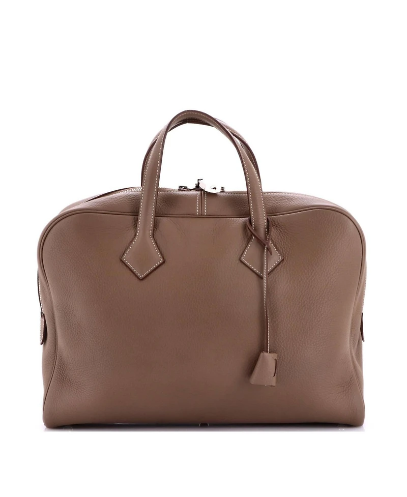 Pre-Owned HERMES 43 Victoria Travel Bag Clemence
