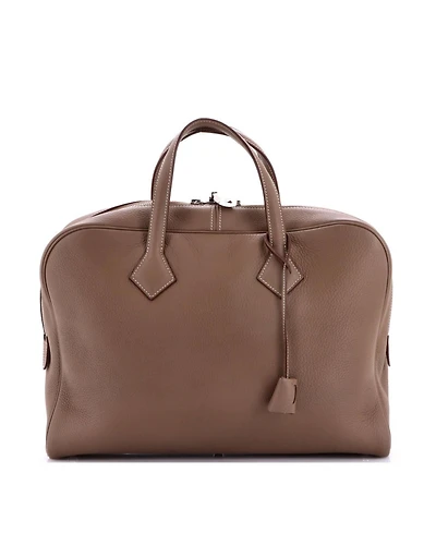 Pre-Owned HERMES 43 Victoria Travel Bag Clemence