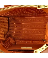 Pre-Owned Prada Mini Double Zip Lux Tote Saffiano Leather