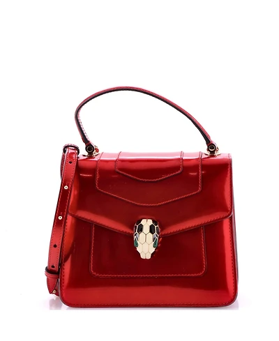 Pre-Owned Bvlgari Small Serpenti Top Handle Bag Patent