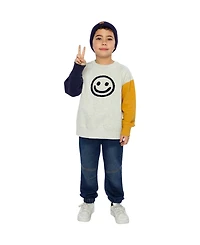 Deux par Toddler Boy 2T -5T Fleece Sweatshirt Heather