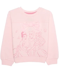 Disney Girls' 2T-6X Long-Sleeve Sweatshirt and Pants, 2-Piece Set