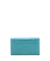 Pre-Owned Bvlgari Serpenti Forever Wallet Leather