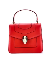 Pre-Owned Bvlgari Small Serpenti Forever Top Handle Bag Leather